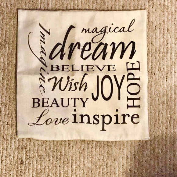 Home Basics Other - Pillow cover, inspiring words